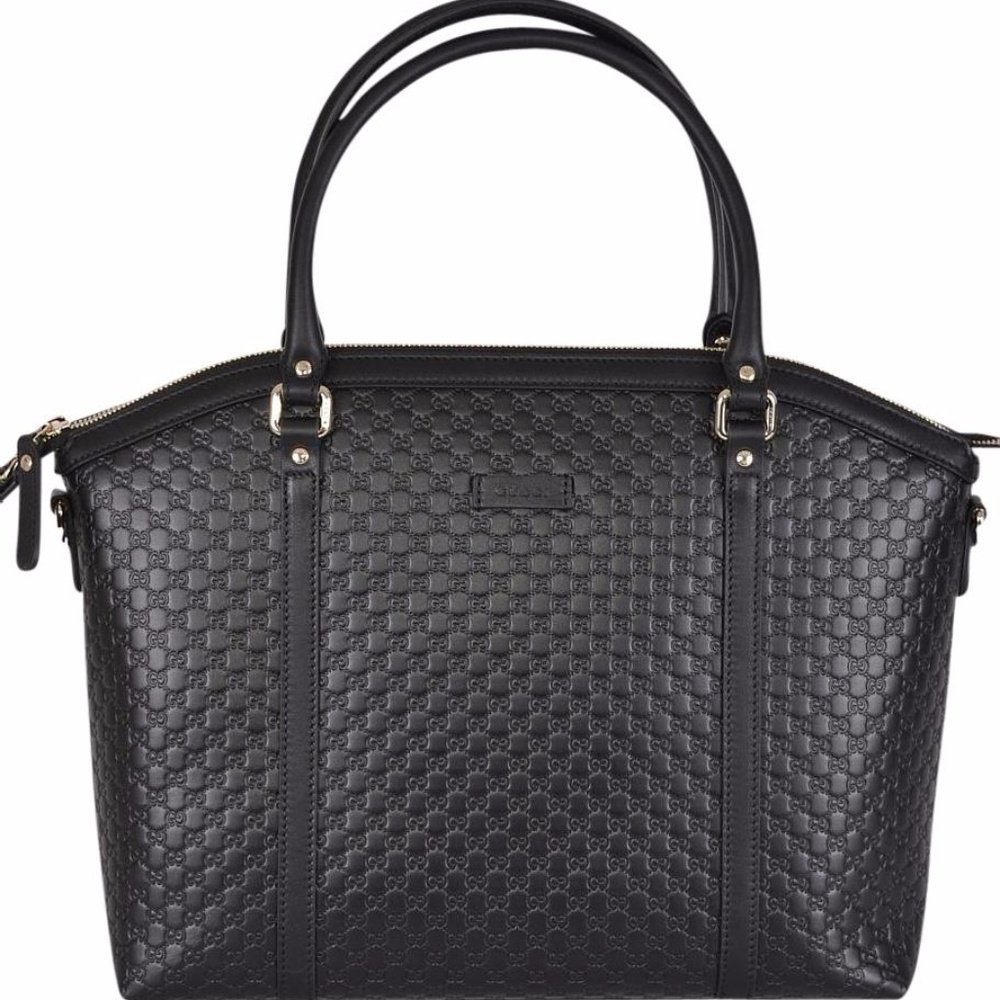 MICRO GUCCISSIMA LEATHER HAND BAG W/SHOULDER STRAP
