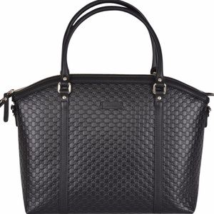 MICRO GUCCISSIMA LEATHER HAND BAG W/SHOULDER STRAP