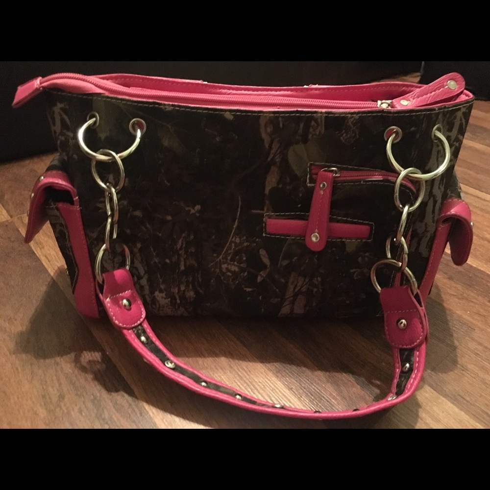 Camouflage Pink Purse