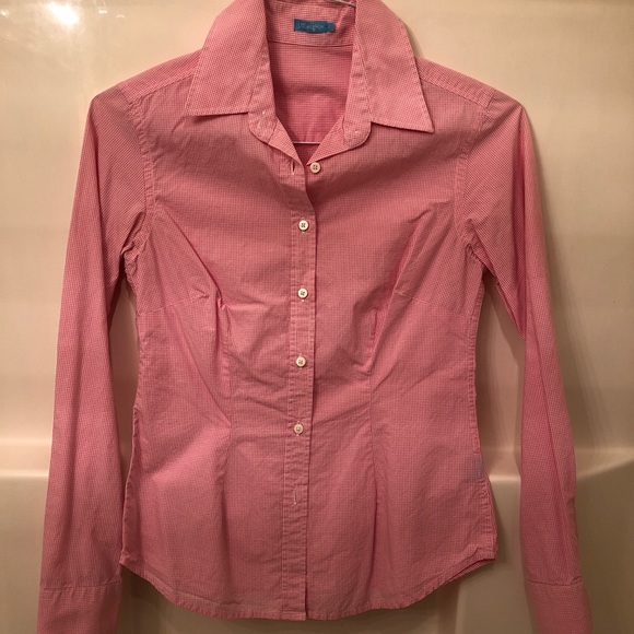 J. McLaughlin top blouse button down shirt - Picture 1 of 4