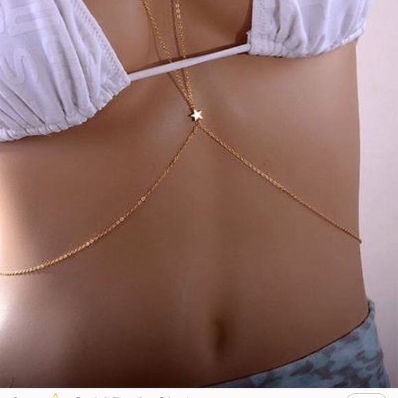 Gold Star Body Chain - Picture 5 of 6
