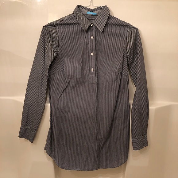 J. McLaughlin top blouse button down shirt - Picture 1 of 3