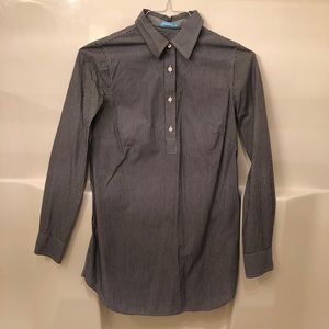 J. McLaughlin top blouse button down shirt
