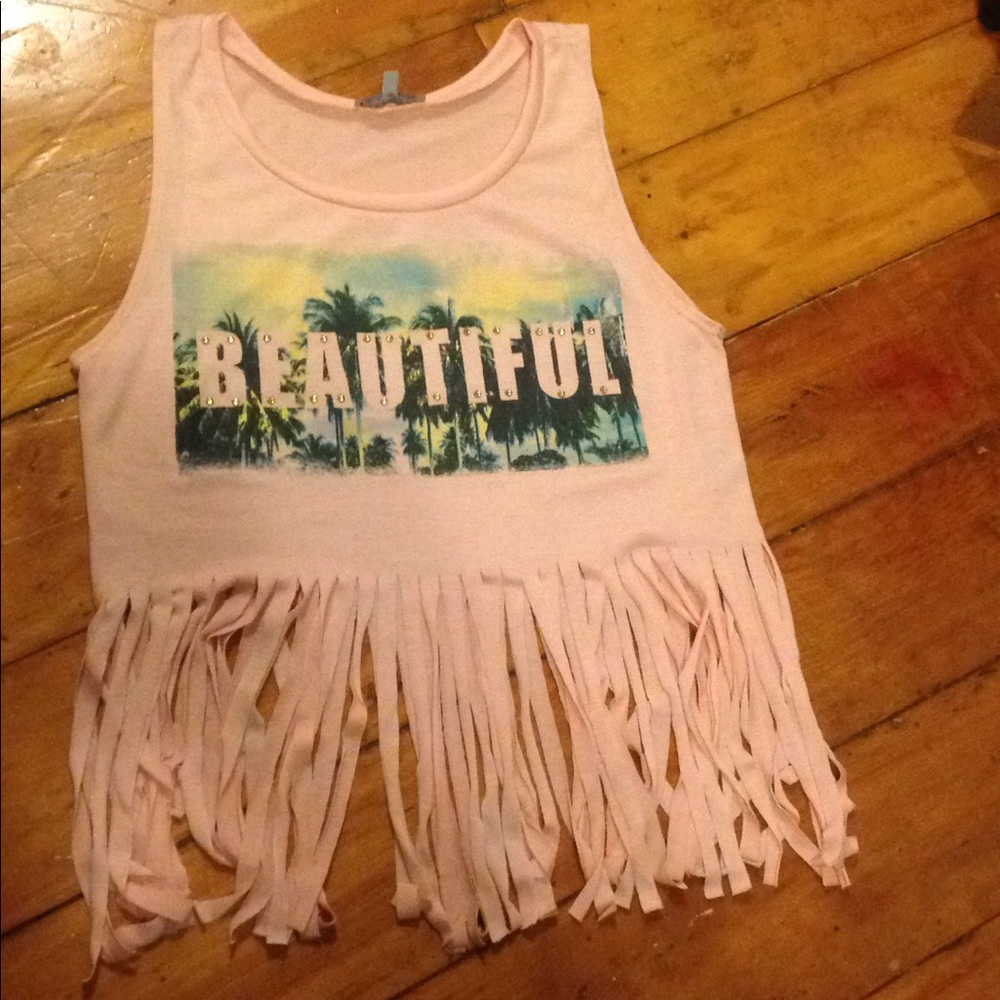 Pink tank top