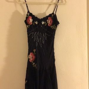 Sue Wong sequins & embroidered black dress Size 2