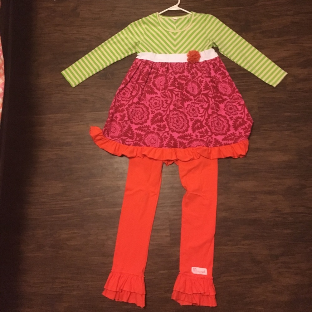 Flower Sak girls matching outfit