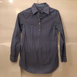 J. McLaughlin top blouse button down shirt