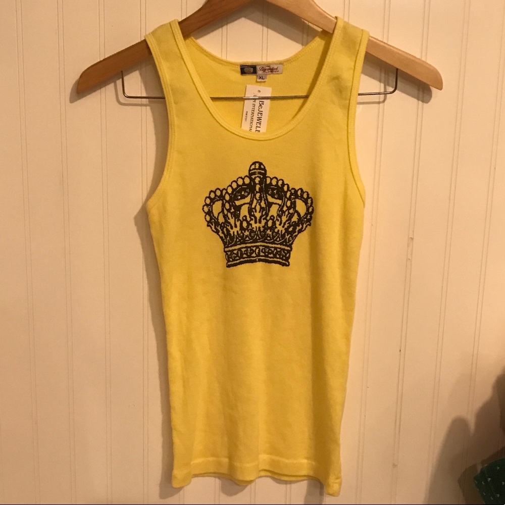 NWT BeJEWELED tank top