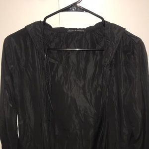 Brandy Melville Black Windbreaker