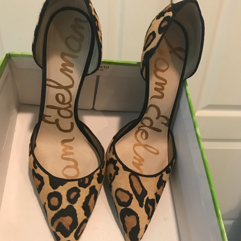 Sam Edelman Animal Print Sassy Pumps
