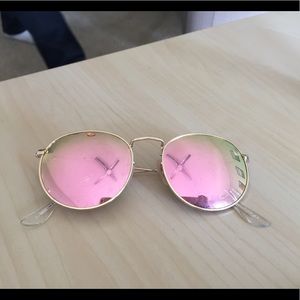 Polarized pink sunglasses
