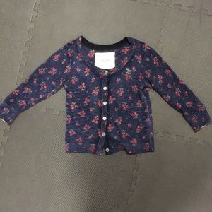 Navy & Floral Abercrombie & Fitch Sweater