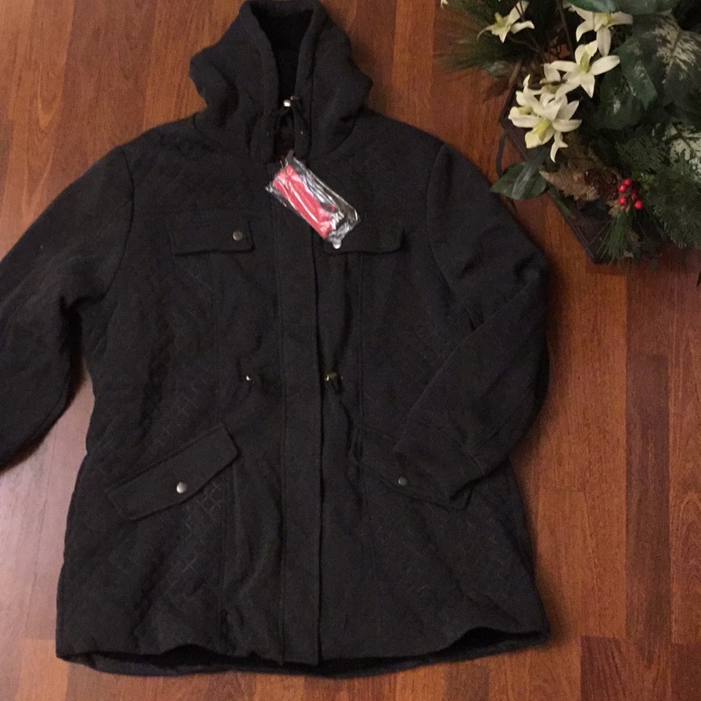 ✨NWT Charcoal Grey Plus Size coat