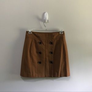 Korean style tan skirt