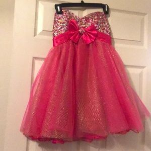 Pink dress