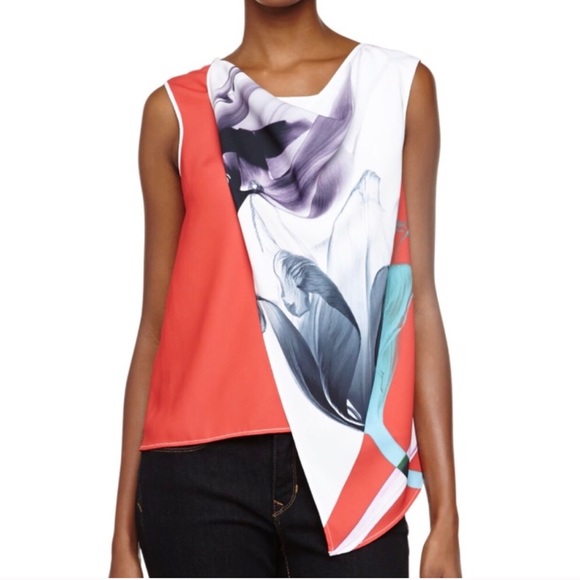 Beautiful one-of-a-kind Asymmetrical Top - Picture 2 of 5