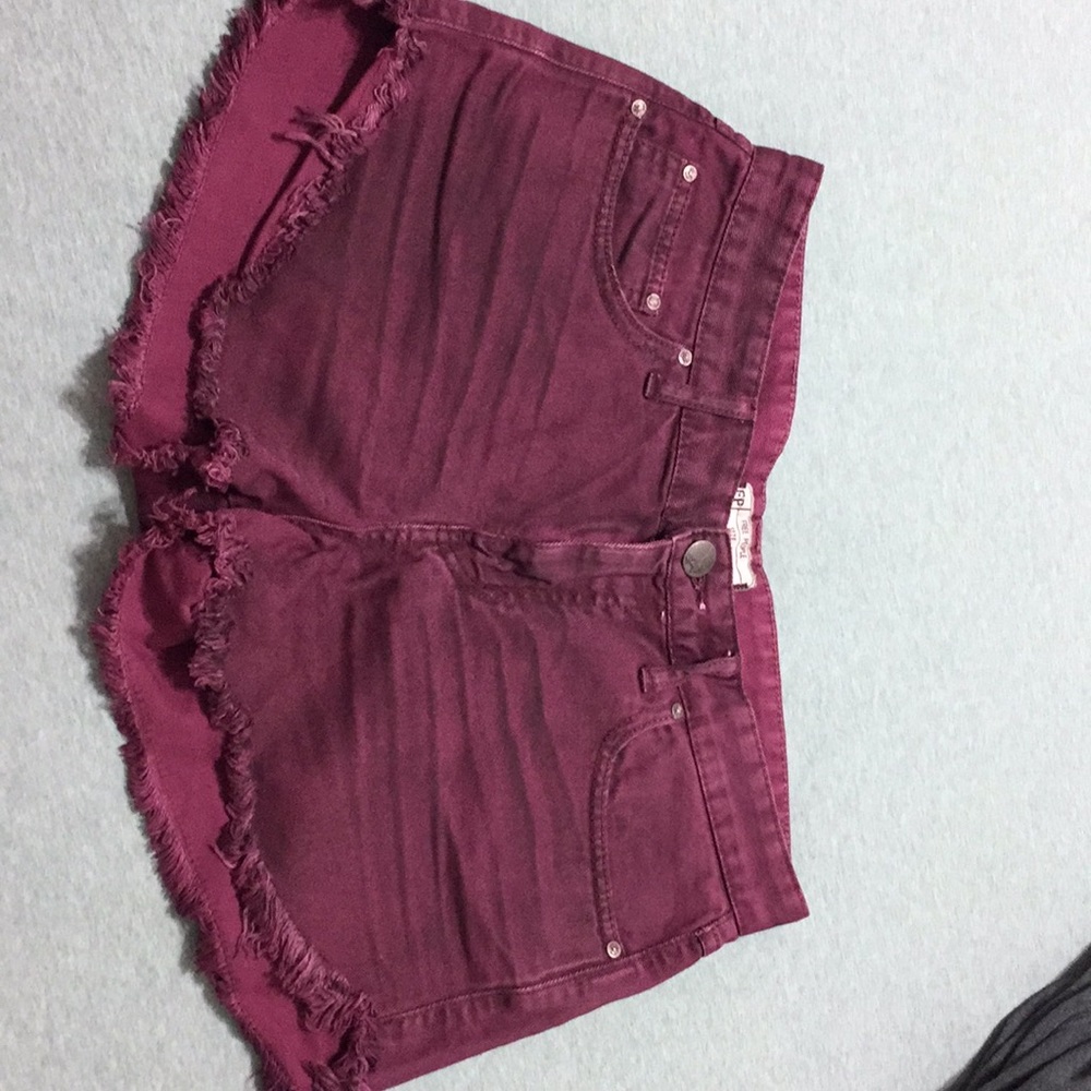 denim cut off shorts