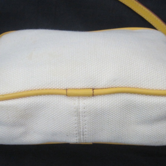 DOONEY & BOURKE YELLOW LEATHER SHOULDER HANDBAG - Picture 8 of 8