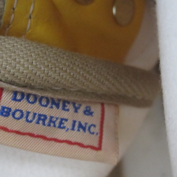 DOONEY & BOURKE YELLOW LEATHER SHOULDER HANDBAG - Picture 2 of 8