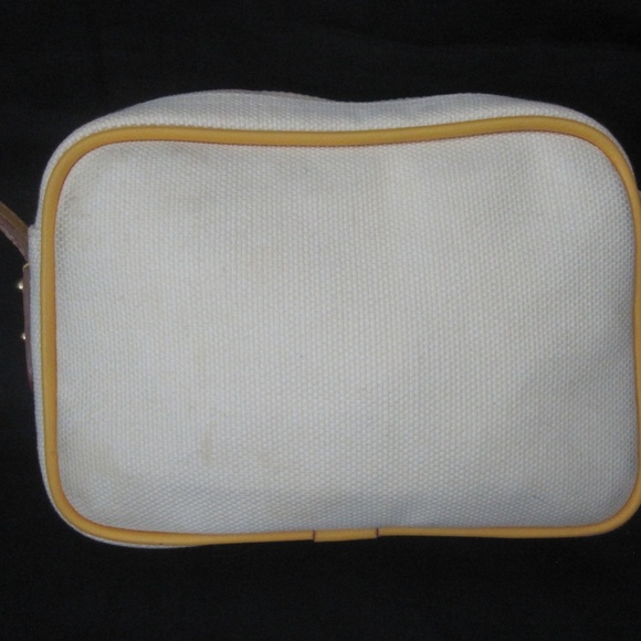 DOONEY & BOURKE YELLOW LEATHER SHOULDER HANDBAG - Picture 7 of 8