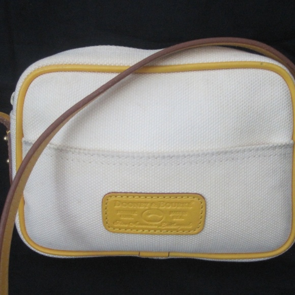 DOONEY & BOURKE YELLOW LEATHER SHOULDER HANDBAG - Picture 6 of 8