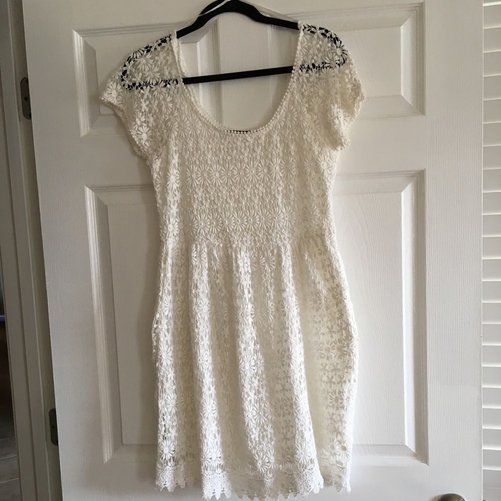 LACE ZARA WHITE DRESS