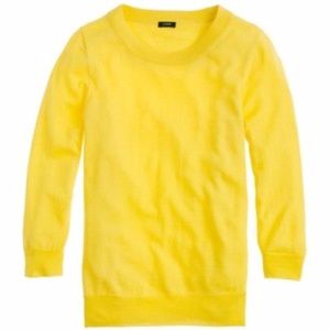 J.Crew Linen Tippi Sweater (Yellow)