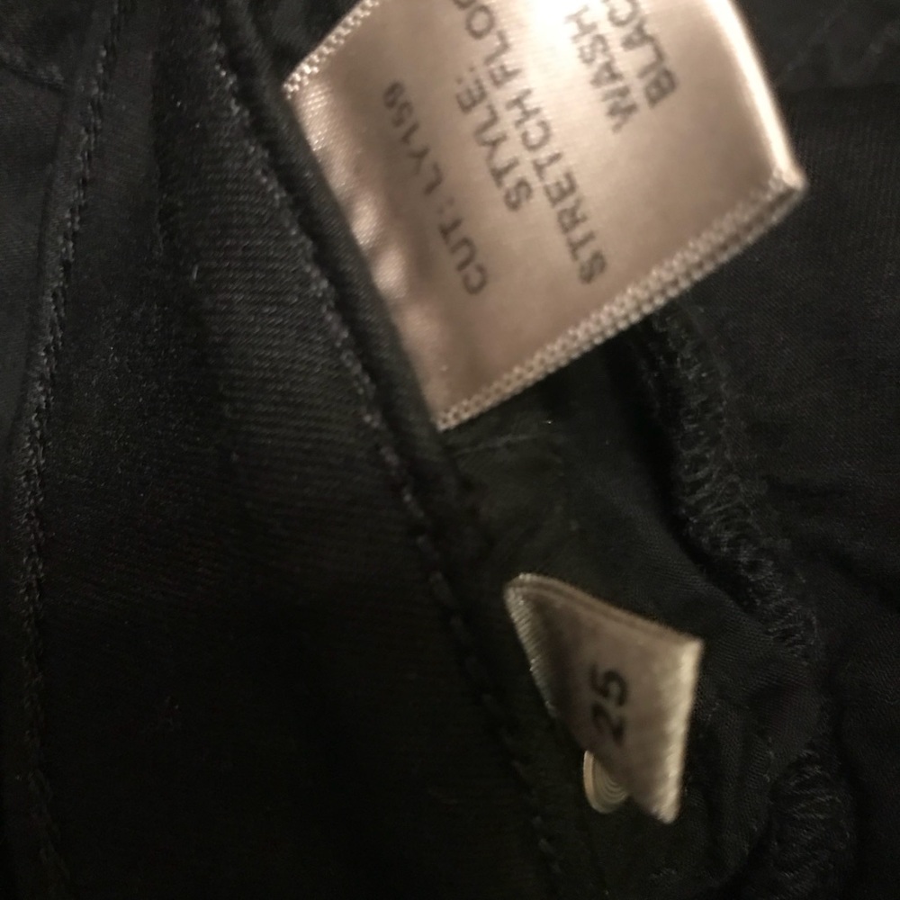 ❌sold Reformation flood jeans in black sz 25 - Picture 6 of 8