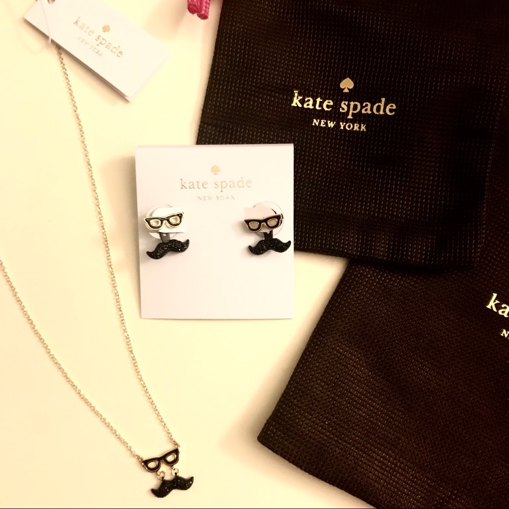 NWT Kate Spade Dress The Part Necklace & Earrings