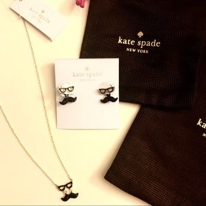 NWT Kate Spade Dress The Part Necklace & Earrings