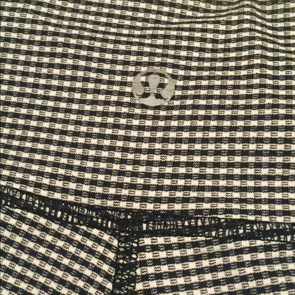 Lululemon wunder under crops worn twice