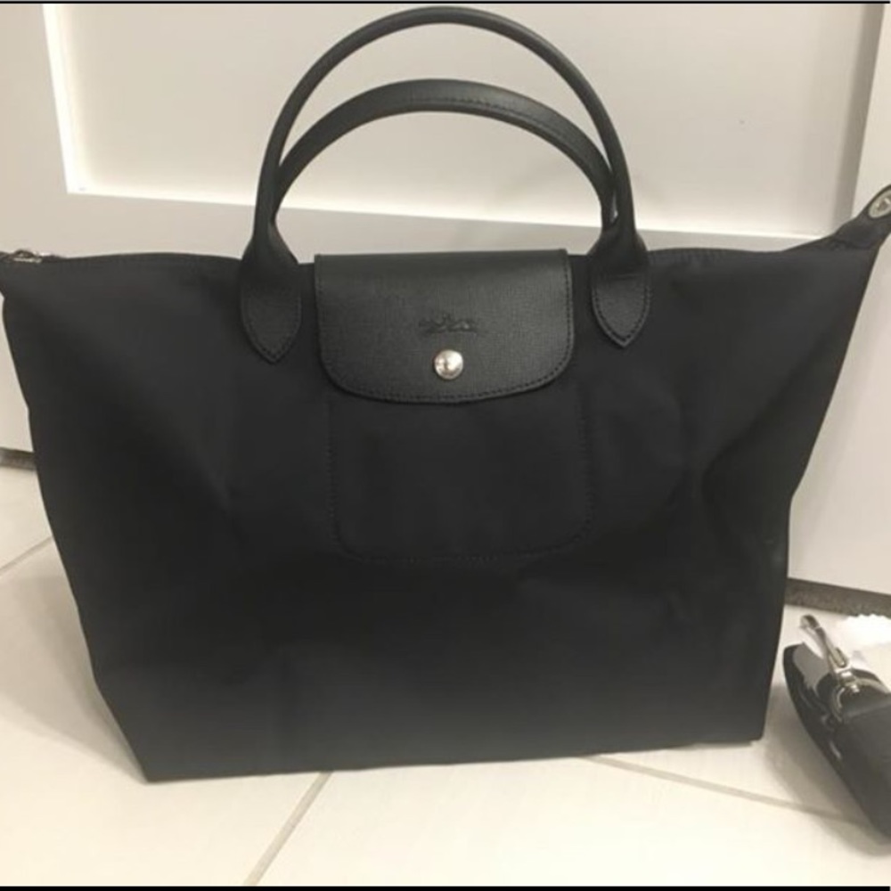 Longchamp Le Pilage Bag - Black