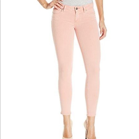 blush pink skinny jeans