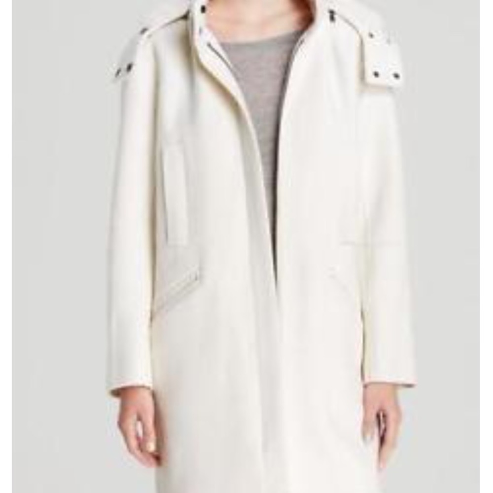 Vince winter coat/rabbit fur lined hood