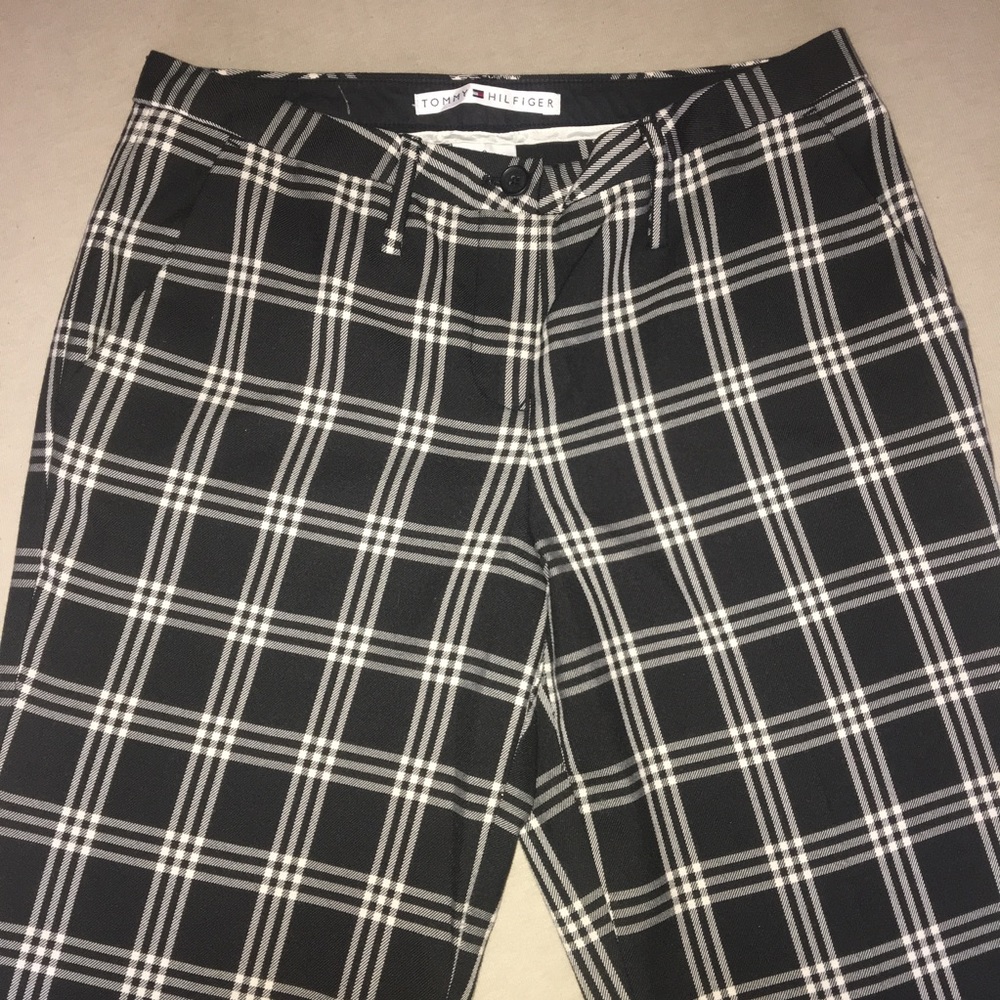 🌻 3/$35 Tommy Hilfiger Black White Checkered Pant