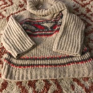 Free People cowl neck sweater