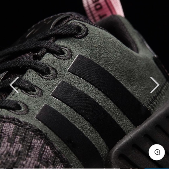 Black and Pink Adidas NMD_R2 Sneakers - Picture 4 of 8