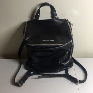 Michael Kors black backpack