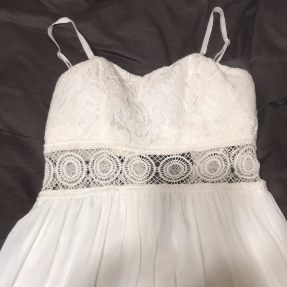 lace little white dress