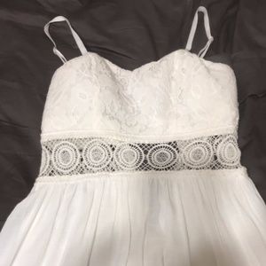 lace little white dress