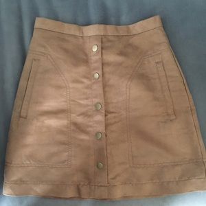 H&M suede like skirt