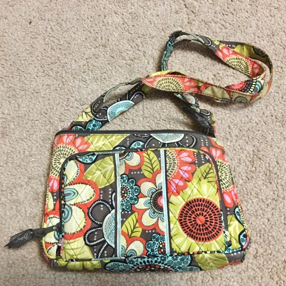 Vera Bradley Flower Power Little Hipster Crossbody