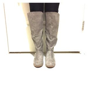 Express Gray Boots