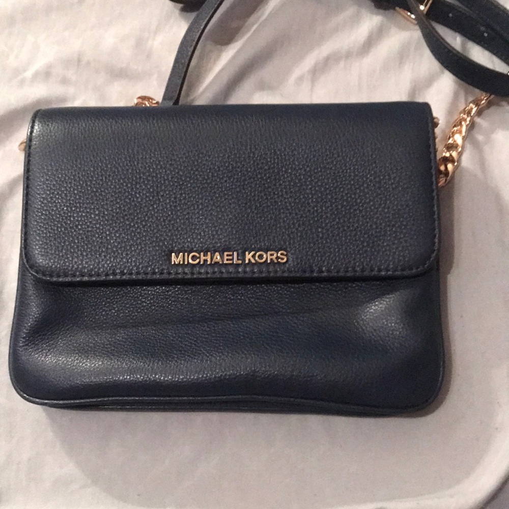 Michael Kors Navy Blue Small Crossbody