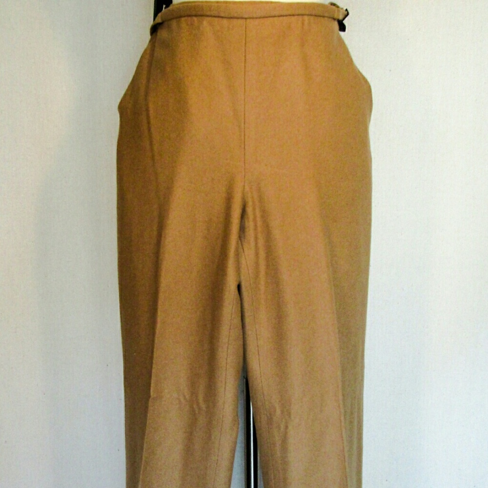 ANN TAYLOR WOOL CAMEL PANT