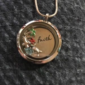 Oragami owl necklace worn literally once