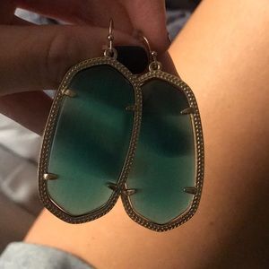 Kendra Scott Emerald earrings
