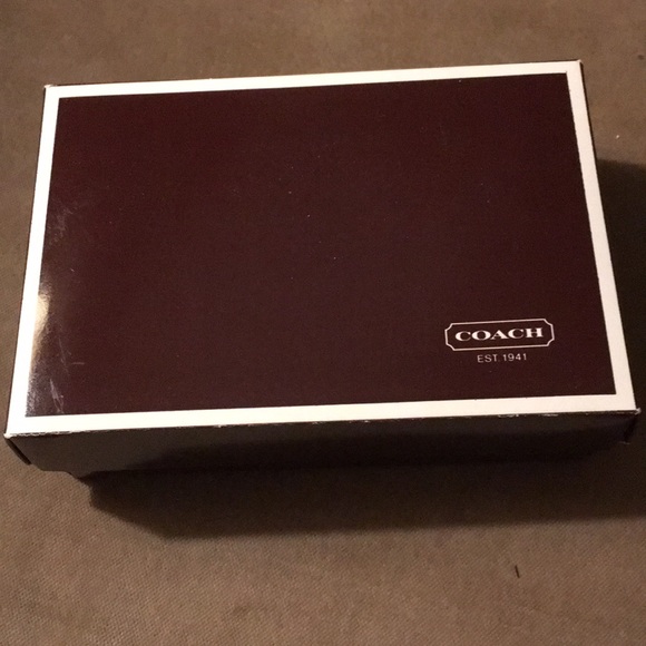 Coach Other - Coach gift box brown with logo new 4x6” gift it