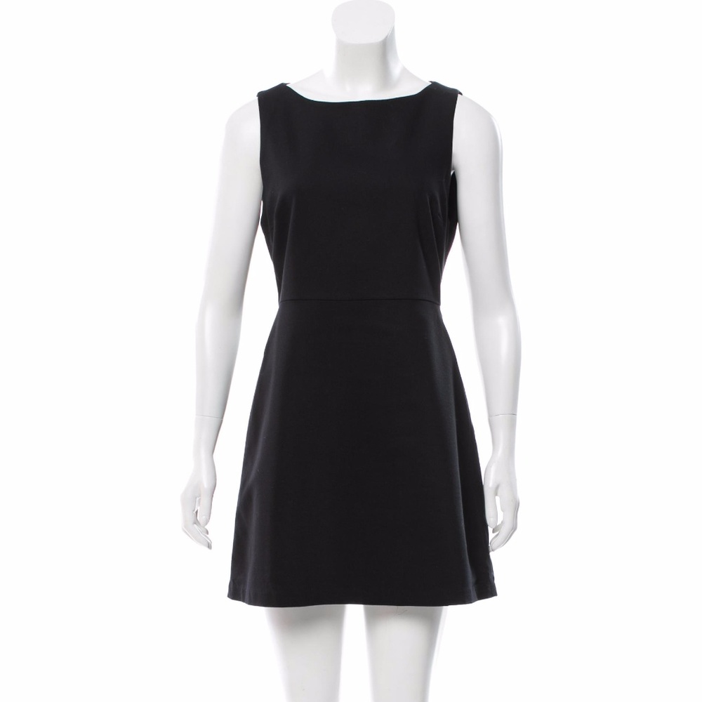 Black Alice + Olivia sleeveless mini dress M/6