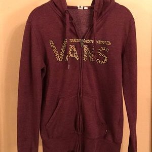 Women's Vans' zip up jacket